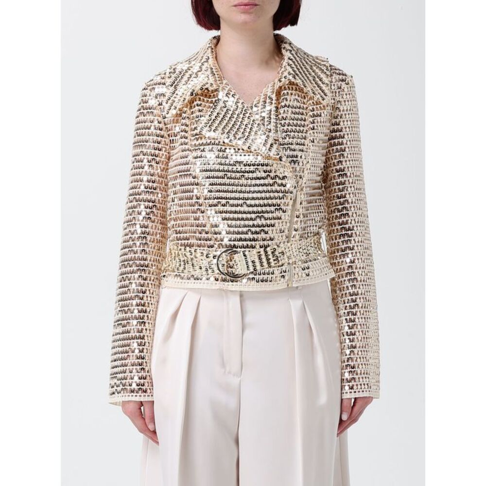 Simona Corsellini Jacket Woman Gold